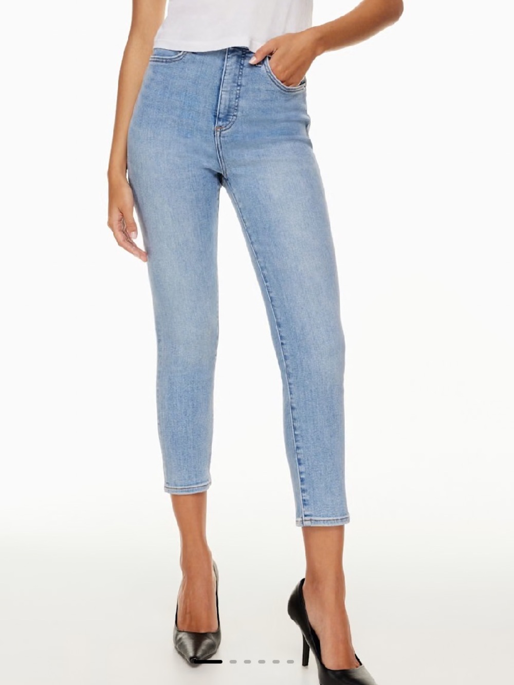 Aritzia Denim Forum The Lola High Rise Skinny Size 27